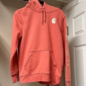 Carhartt Coral Pullover Hoodie with Off White Logo